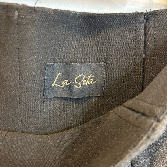 La Seta Pull On Slim Stretch Pants Grey - Picture 5 of 7